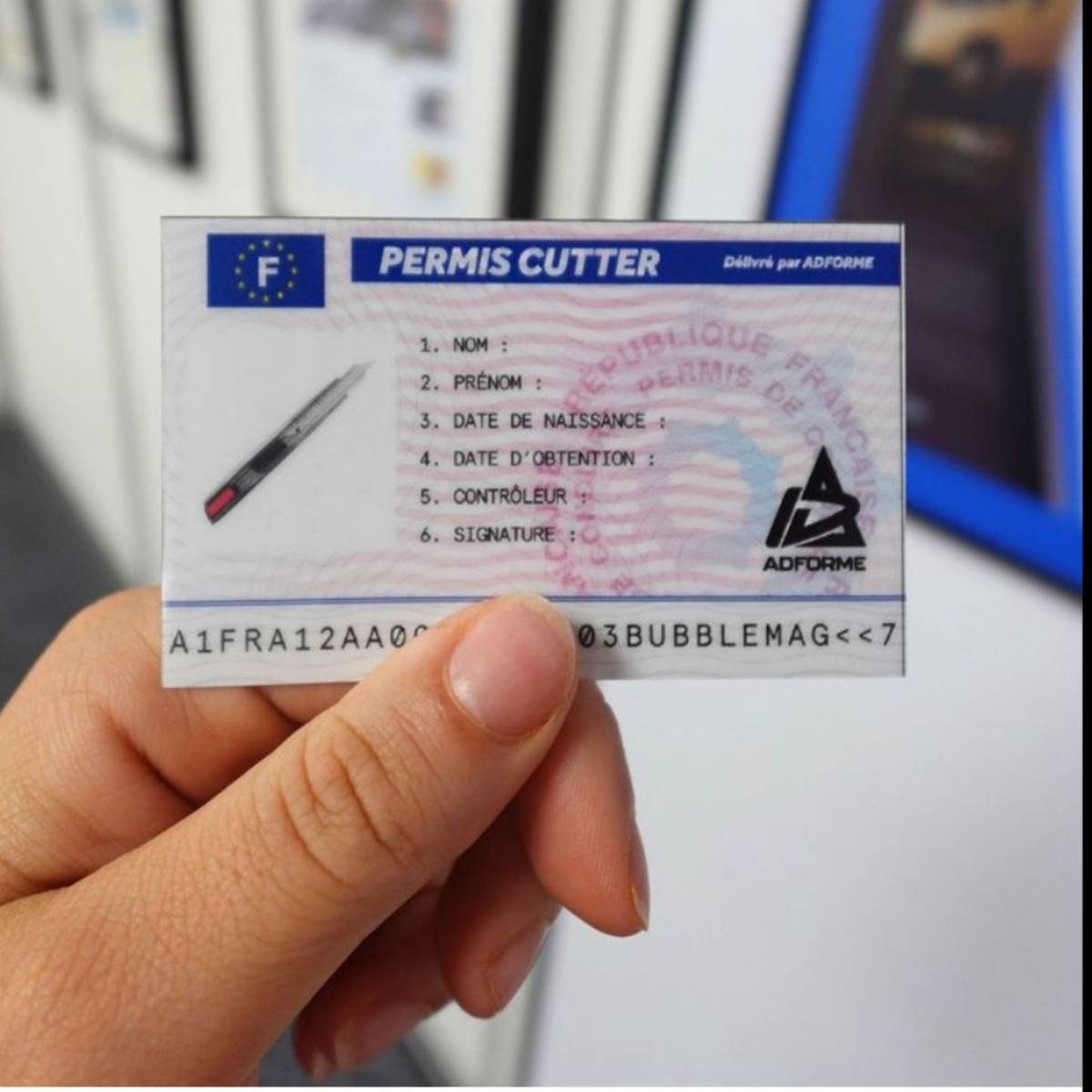 Permis cutter